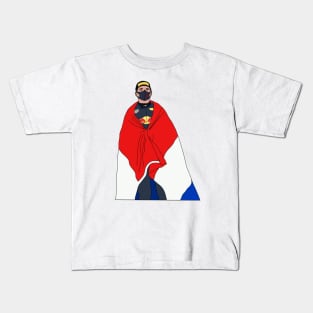 Max Verstappen- Dutch Flag Kids T-Shirt